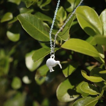 Kiwi Necklace Silver Plate-jewellery-The Vault