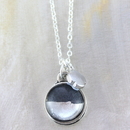 Petite Silver Foil Necklace