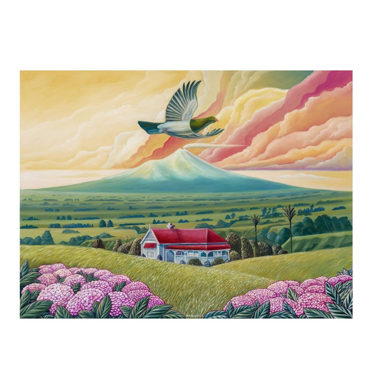 Kereru at South Taranaki A4 Print