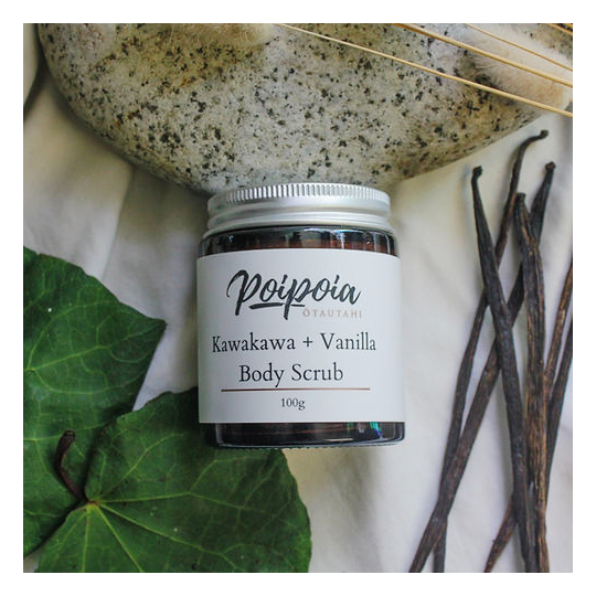 Kawakawa + Vanilla Scrub 100g