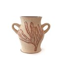 Sea Sponge Vase Red Clay Medium