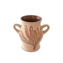 Sea Sponge Vase Red Clay Medium