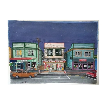 Parade Dairy A3 Print-artists-and-brands-The Vault