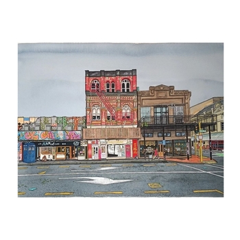 Hunters & Collectors Cuba Street A3 Print-artists-and-brands-The Vault