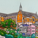 St Gerards Monastery A3 Print
