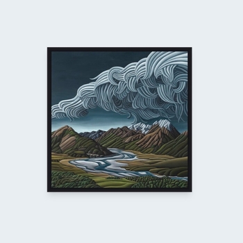 Te Awa Whakatipu Print Box Frame-artists-and-brands-The Vault