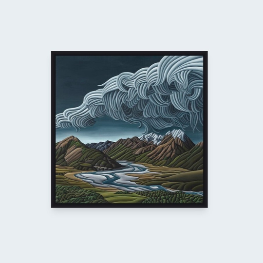 Te Awa Whakatipu Print Box Frame