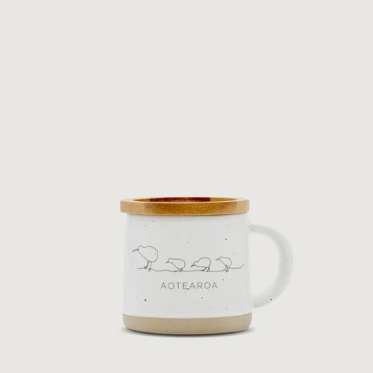 Ceramic Espresso Mug Kiwi Stone
