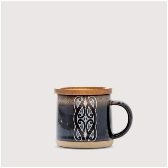 Ceramic Espresso Mug Miriama Grace-Smith Black