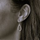 Petite Open Drop Earrings Bronze