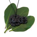 3D Printed Hei Tiki Pendant Black