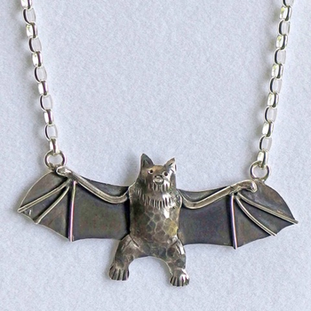 NZ Short Tailed Bat Necklace