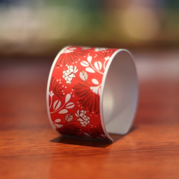 Alum Cuff Pohut Rose Paprika