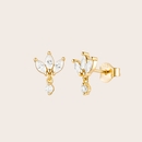 Lotus Studs Gold Plate