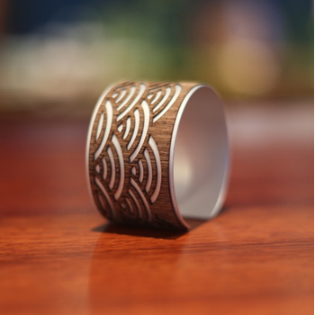 Alum Veneer Cuff Wave