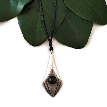 Candelabra Silver Pendant with Pounmau-jewellery-The Vault