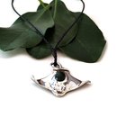 Eagle Ray Silver Pendant with Pounmau