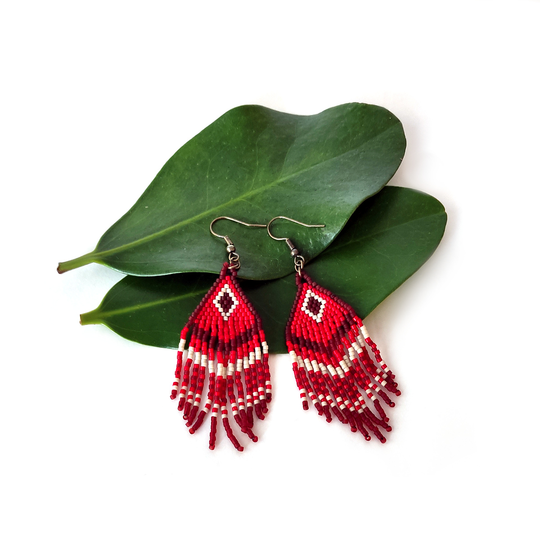 Japanese Seed Beads Earrings