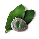 Pounamu Earrings Silver Hooks