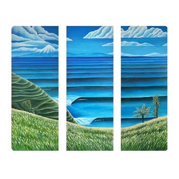 Mokau to Taranaki A4 Print-artists-and-brands-The Vault