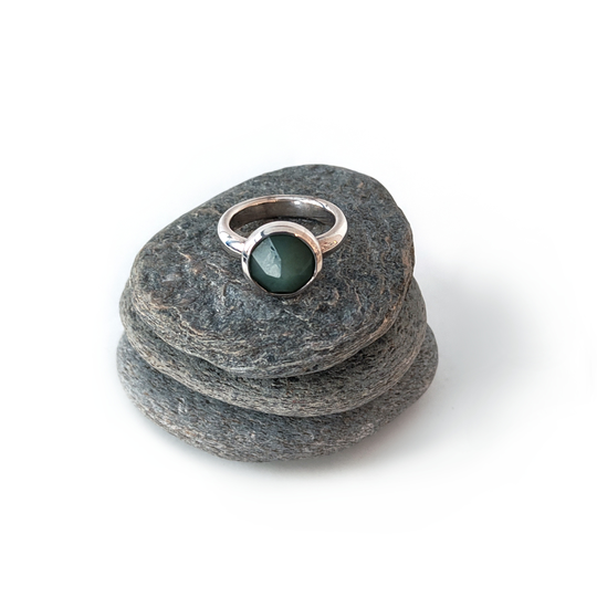 Small Peak Pounamu Ring