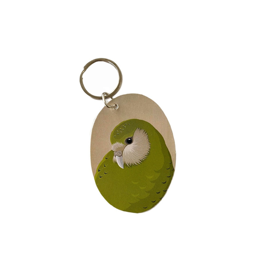 Kakapo Wood Keytag