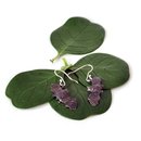 Pekapeka Bat Earrings Silver