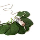 Kowhai Flower Pendant Silver