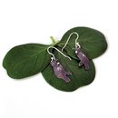 Tui Earrings Silver Dark