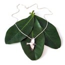 Flying Kereru Pendant Silver Small