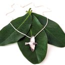 Flying Kereru Pendant Silver Small