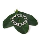 Silver Round Link Chain Bracelet