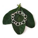 Silver Round Link Chain Bracelet