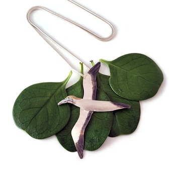 Gannet Pendant Silver-jewellery-The Vault