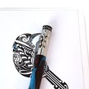 Gear Box Ball Point Pen Red Beech and Resin
