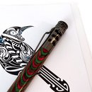 Gear Box Ball Point Pen Mixed Maple