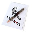 Bolt Action Ball Point Red Beech and Resin