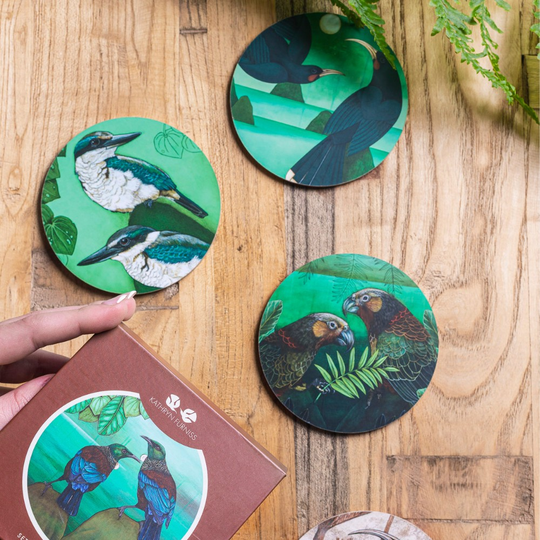 Round Coaster Set of 6 Boxed