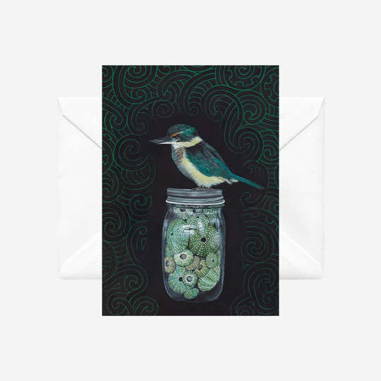 Kingfisher on Kina Card