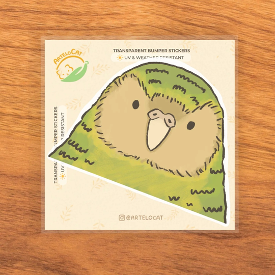 Bumper Sticker Kakapo