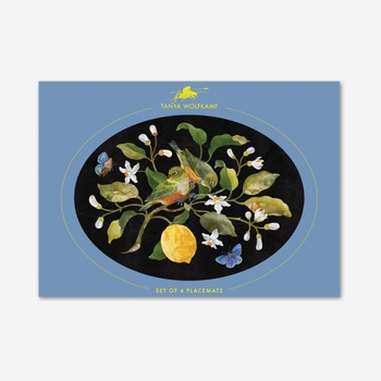 Oval Placemat Set of 4 NZ Birds-artists-and-brands-The Vault