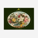 Oval Placemat Set of 4 Vintage Birds
