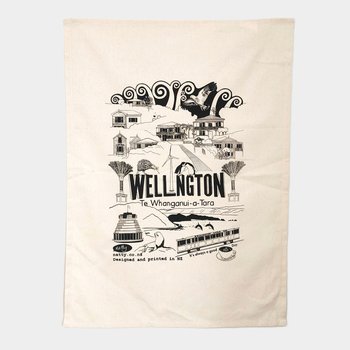 Wellington Tea Towel-artists-and-brands-The Vault