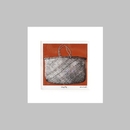 Kete Bronze Background Matted Hand Screen Print