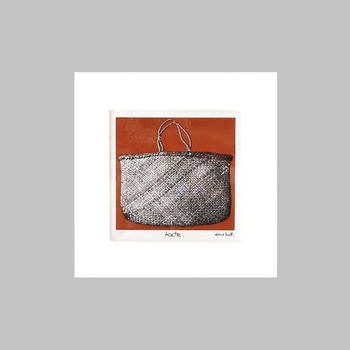 Kete Bronze Background Matted Hand Screen Print-artists-and-brands-The Vault