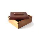 Medium Kauri Taonga Box Jarrah Insert Lid with Handle
