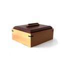 Medium Kauri Taonga Box Jarrah Insert Lid with Handle