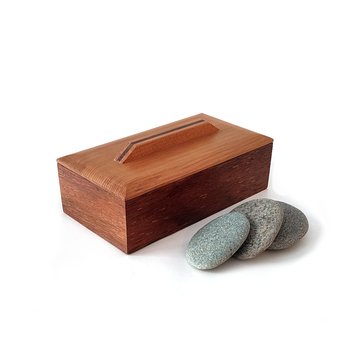 Medium Kwila Taonga Box Matau Lid with Handle-artists-and-brands-The Vault