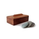 Medium Kwila Taonga Box Matau Lid with Handle