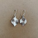 Silver Mini Leaf Earrings